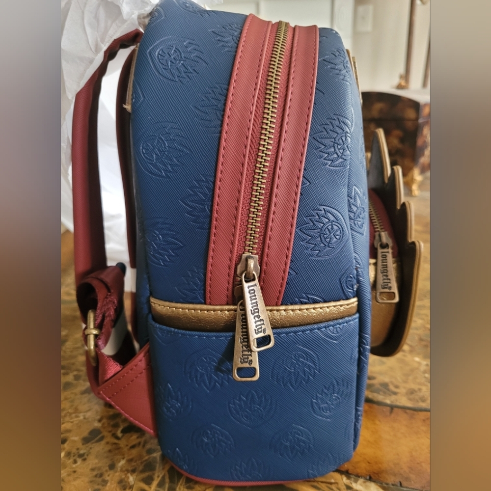 Guardians of the Galaxy Blue and Gold Backpack - Picture 2 of 8